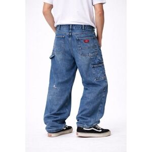 Vintage Dickies Carpenter Pants Mens 36x29 Baggy Faded Distressed Thrashed Work